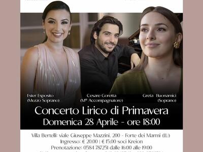 A Villa Bertelli il concerto lirico di primavera