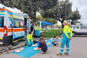 A Tonfano la prima piazza intercomunale di protezione civile della Versilia