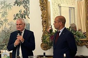 Il presidente della Provincia Pierucci in visita a Villa Argentina nel decimo anniversario della sua apertura