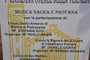 Stasera rassegna di corali a Pietrasanta