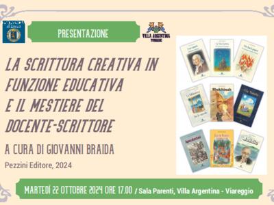 &#039;Scrittori e lettori a Villa Argentina&#039;: si presenta il libro di Giovanni Braida