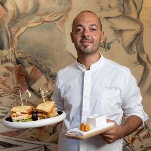 09 - Andrea Papa con il suo Club Sandwich Roma