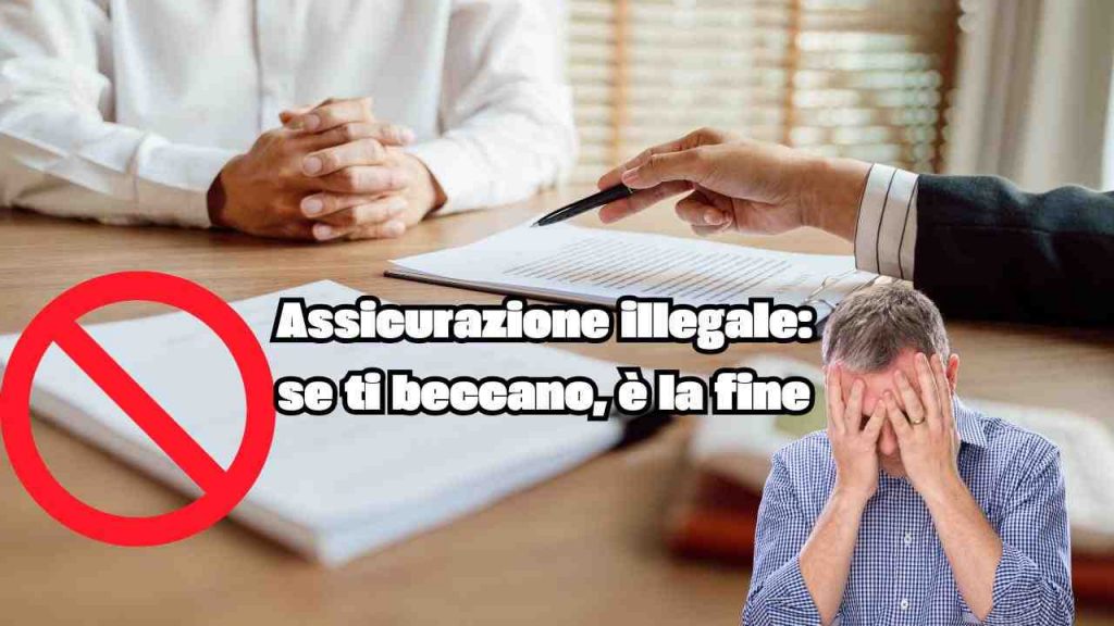 Assicurazione illegale e multa da panico