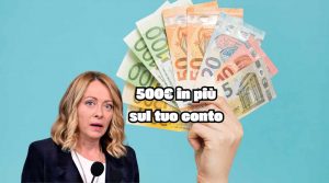 500€ in più sul tuo conto