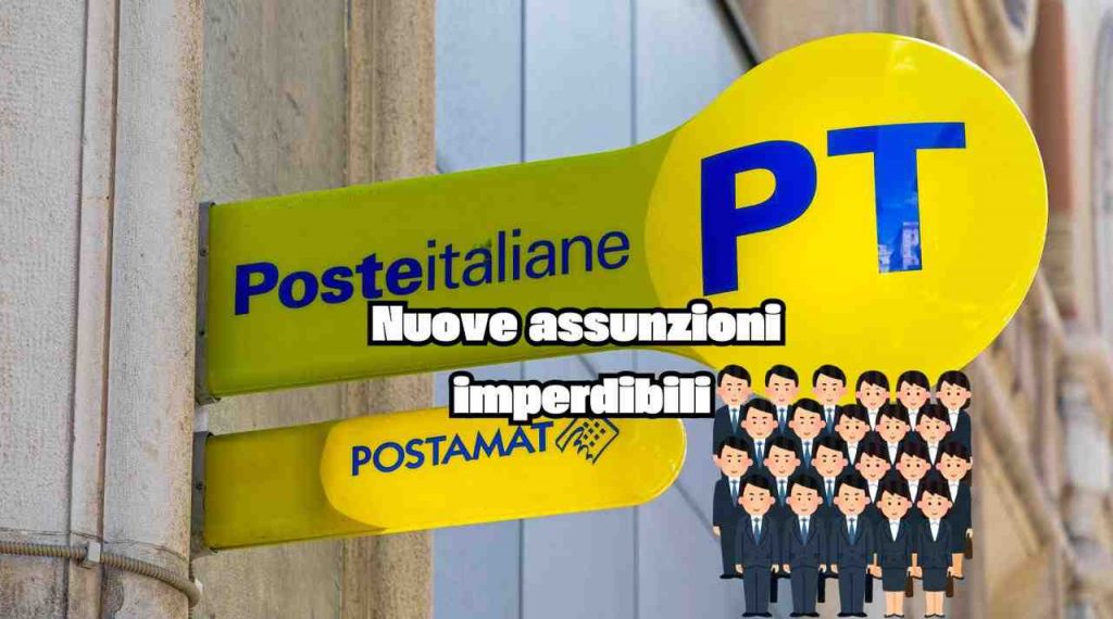 Nuove assunzioni in Poste Italiane, affrettati