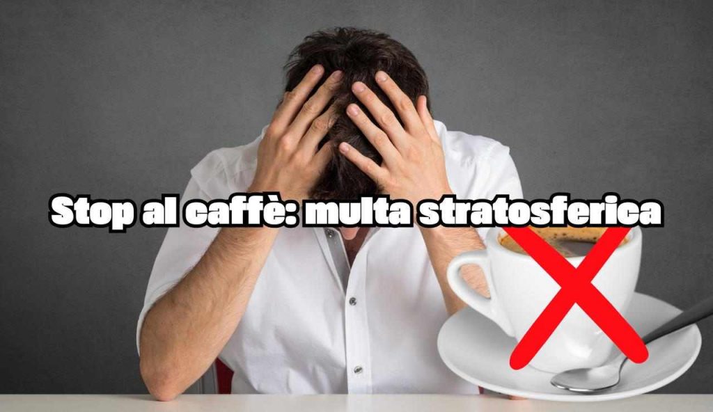 vietato caffè