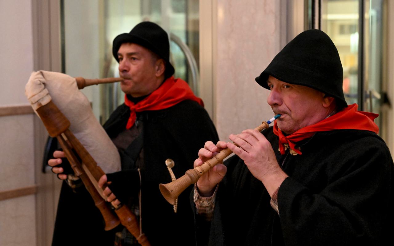 Passeggiata con Babbo Natale