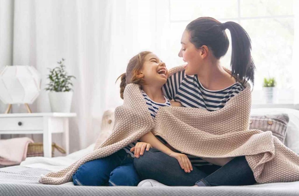 Mamma e figlia confort invernale