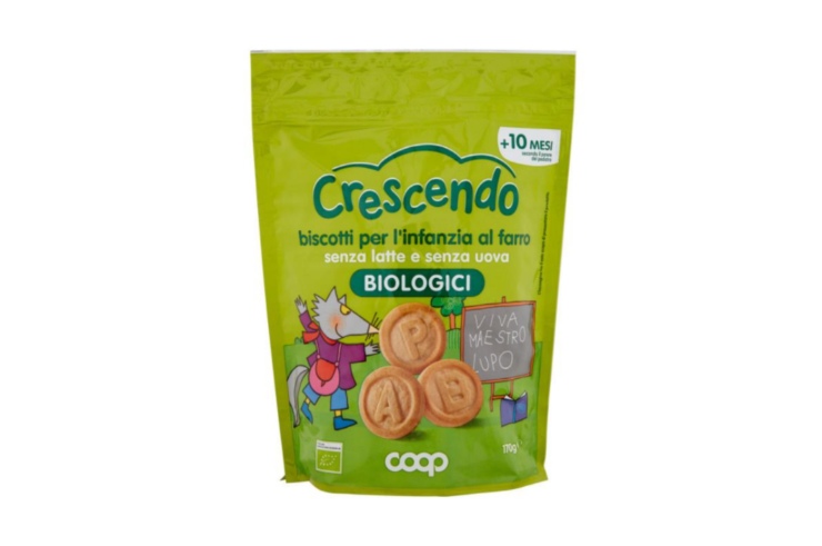 Biscotti biologici al farro 'Crescendo' Coop