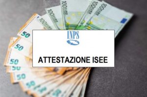 Banconote euro e attestazione ISEE