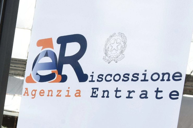 Cartellone ufficio Agenzia delle Entrate Riscossione